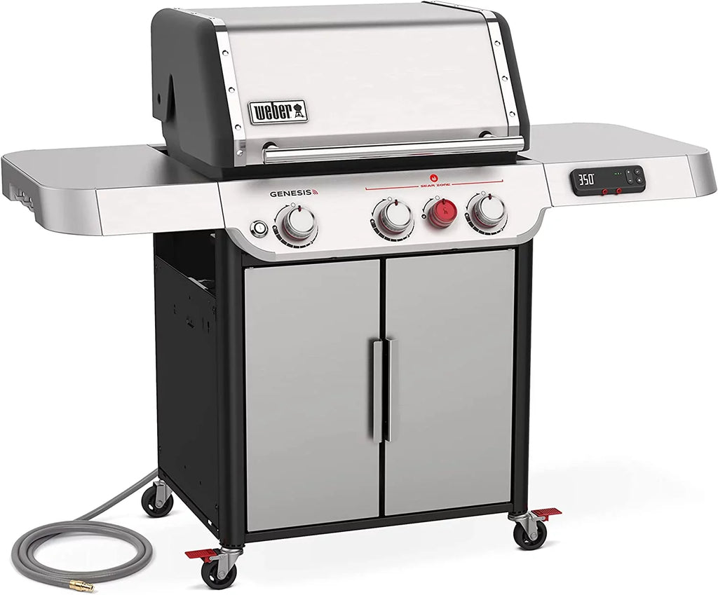 Genesis Weber Technology Stainless Natural Smart Smart in Gas SX-325s 3-Burner Grill Steel with