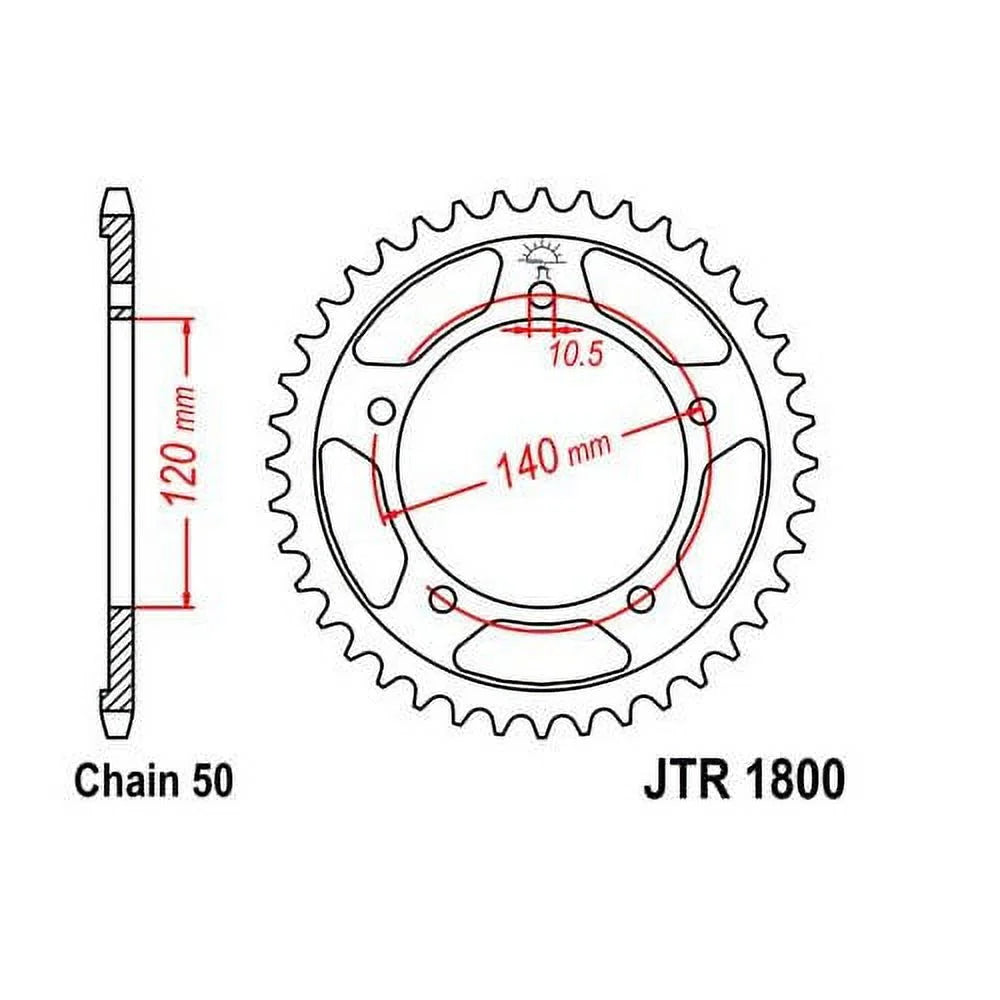 Street SUZUKI Rear Steel GSX-R1000 2001-2006 45T JT for Sprocket