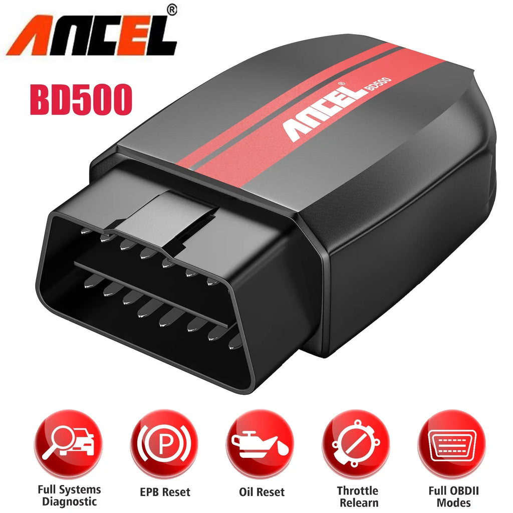 Learning Seat Systems VW Automotive Reader Code Car EPB for Vehicles Oil Skoda Scan Tool Ancel Wireless Bluetooth Reset Throttle Check All OBD2 BD500 VAG Scanner Scanner Diagnostic Fits Reset Audi