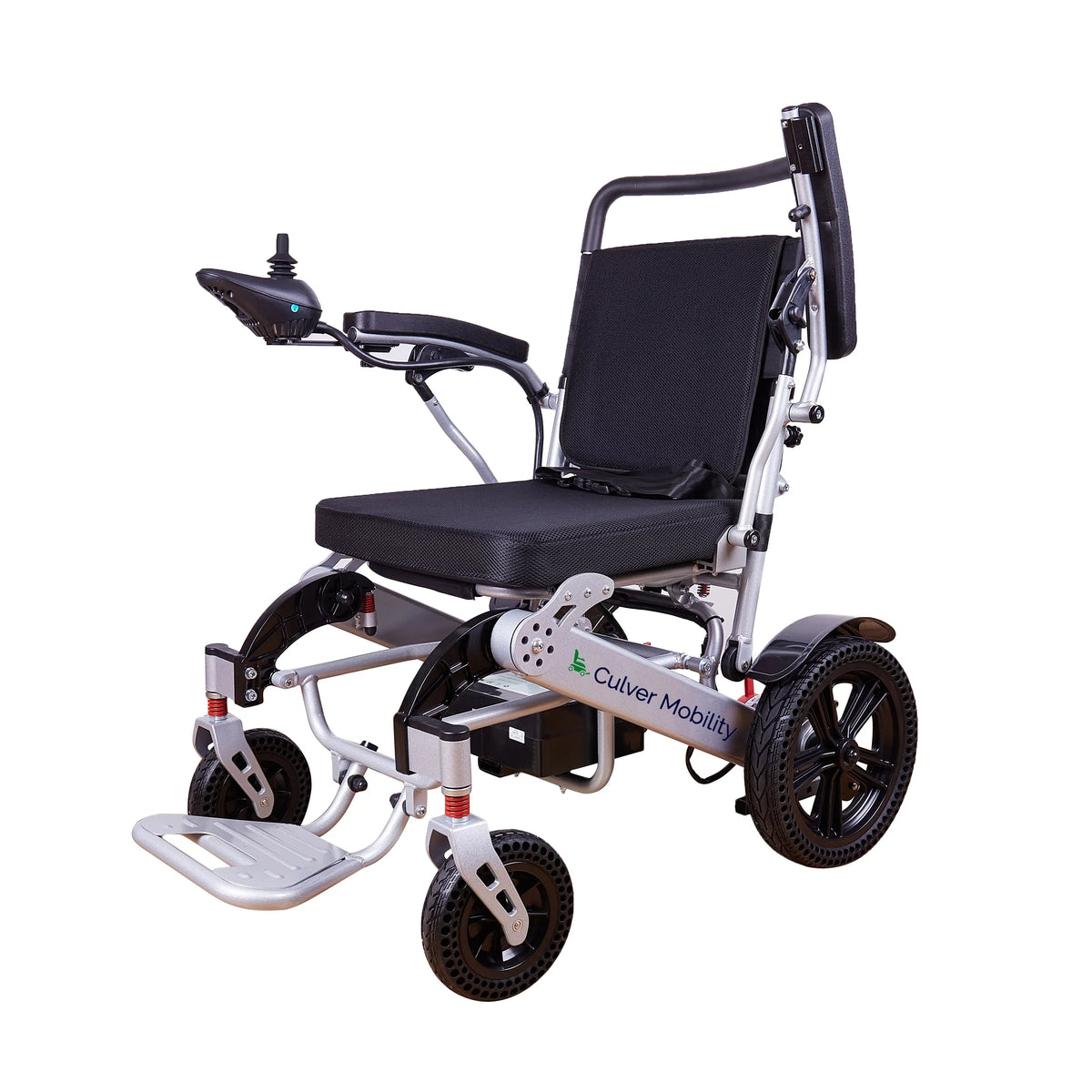 Lightweight - Alton Foldable Power - miles - SILVER Wheelchairs Exclusive 500W 20 and Mobility Electric 360lbs -