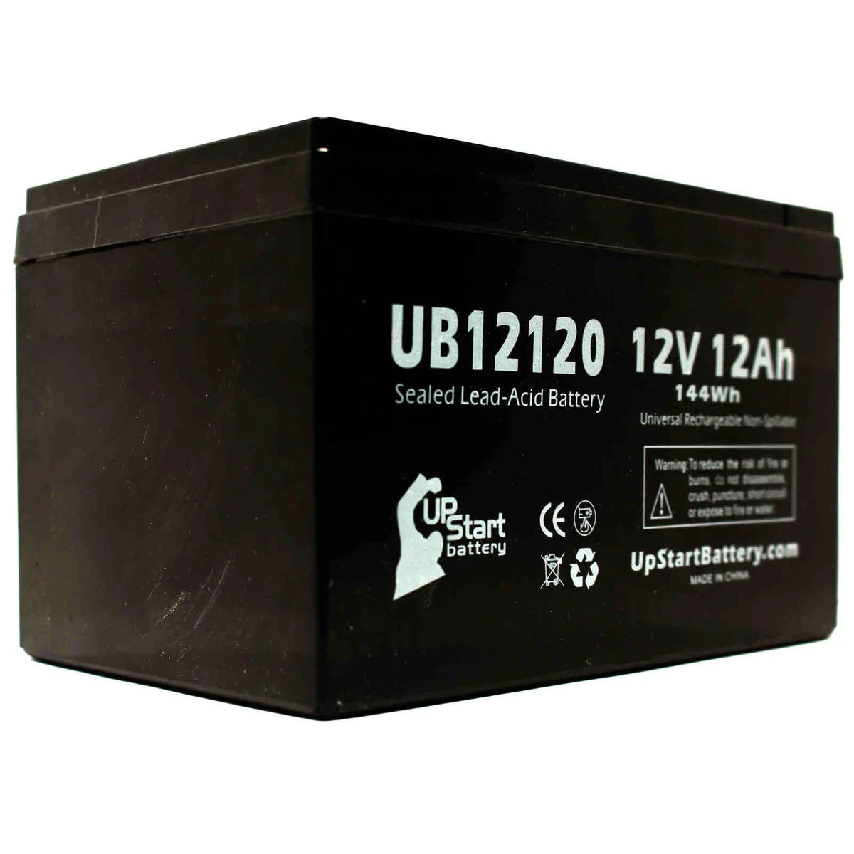 Universal - F1 Includes GTI Sealed F2 - AGM, SLA) Terminal 12000mAh, Acid (12V, Adapters F1 Replacement Battery 12Ah, SEA-DOO Terminal, SeaScooter to Pack - 3x 6 Lead UB12120 Battery