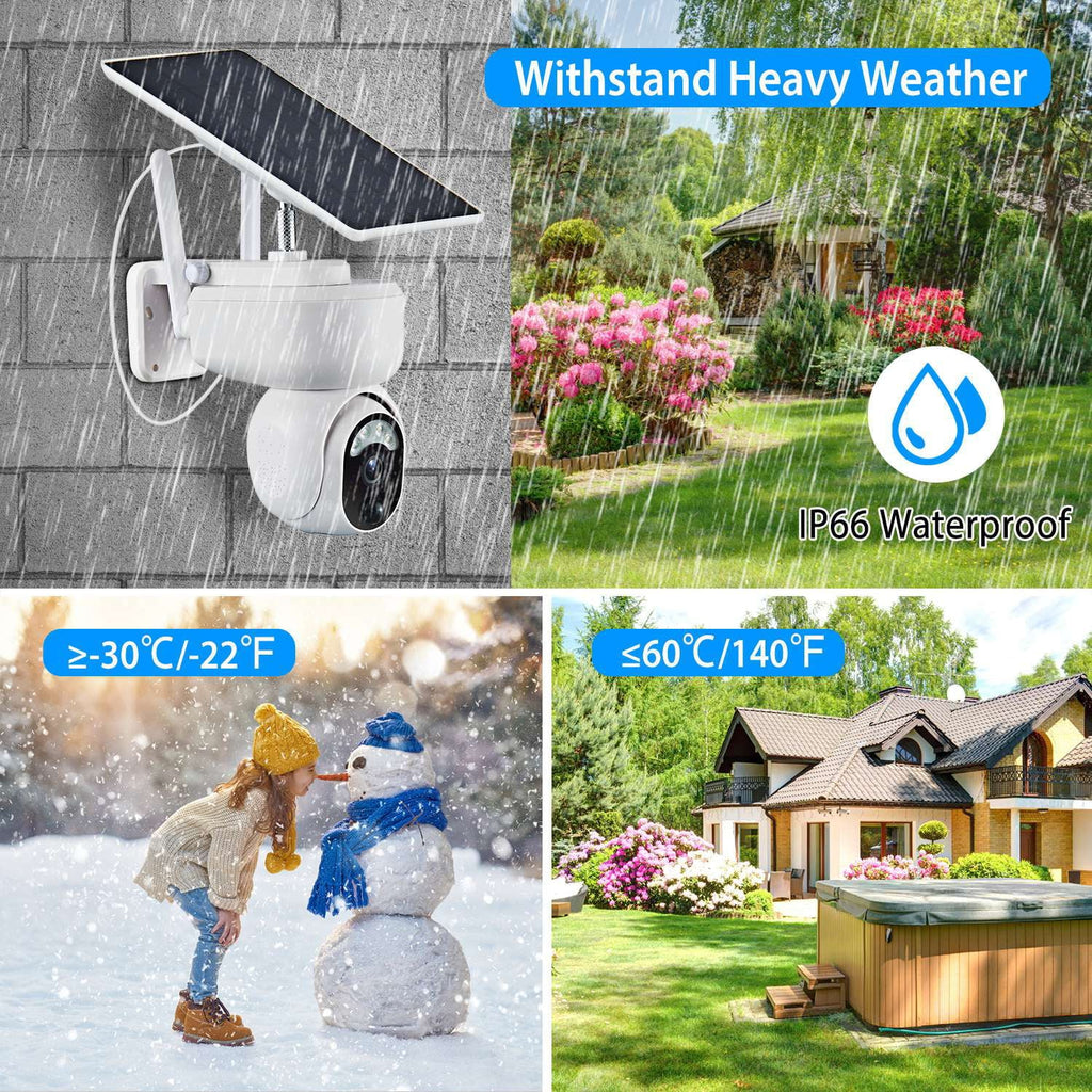 Camera Color Outdoor Battery WIFI Powered Audio Night Home Camera 1080P Siren Light Vision Detection Surveillance for Human iMounTEK Flood Wireless Security Solar 2-Way