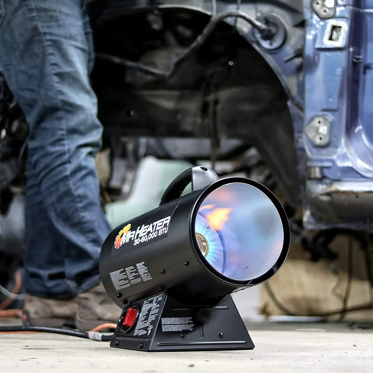 Portable Forced Heater BTU 60,000 Mr. Propane Heater MH60QFAV Air