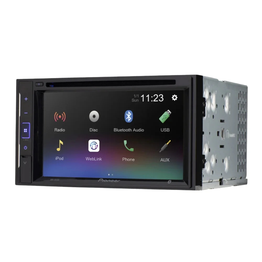 Camera/Install Touchscreen Car DIN Toyota 4Runner for Digital Receiver with Media Bluetooth/Backup Stereo Limited Double AM/FM W/ Bundle 2003-2009 KIT4942 Pioneer AVH-241EX 6.2" DVD/CD Kit/in-Dash