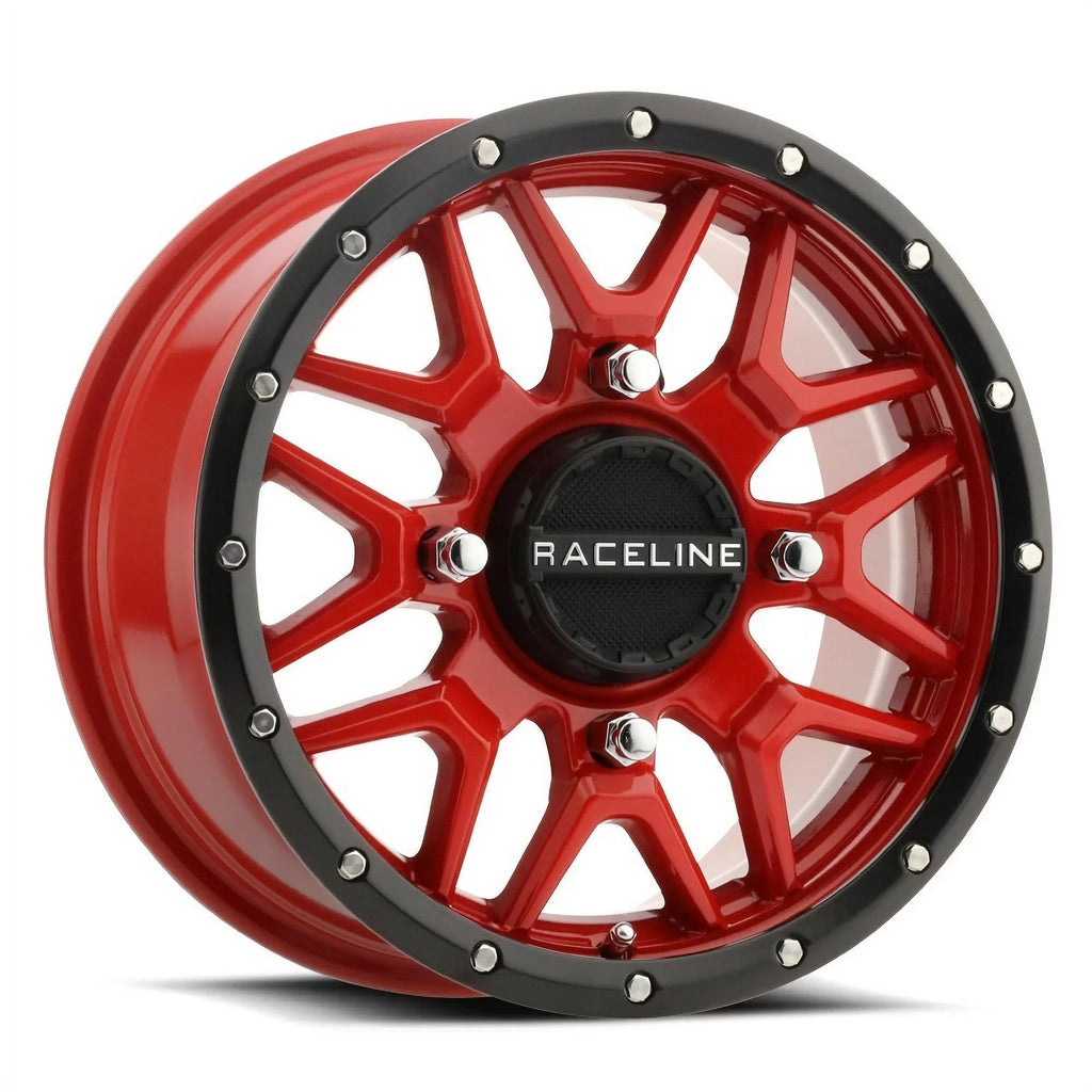 Raceline Reptile Kawasaki Mule Krank FXT 26" Wheels Red Tires 14" Pro