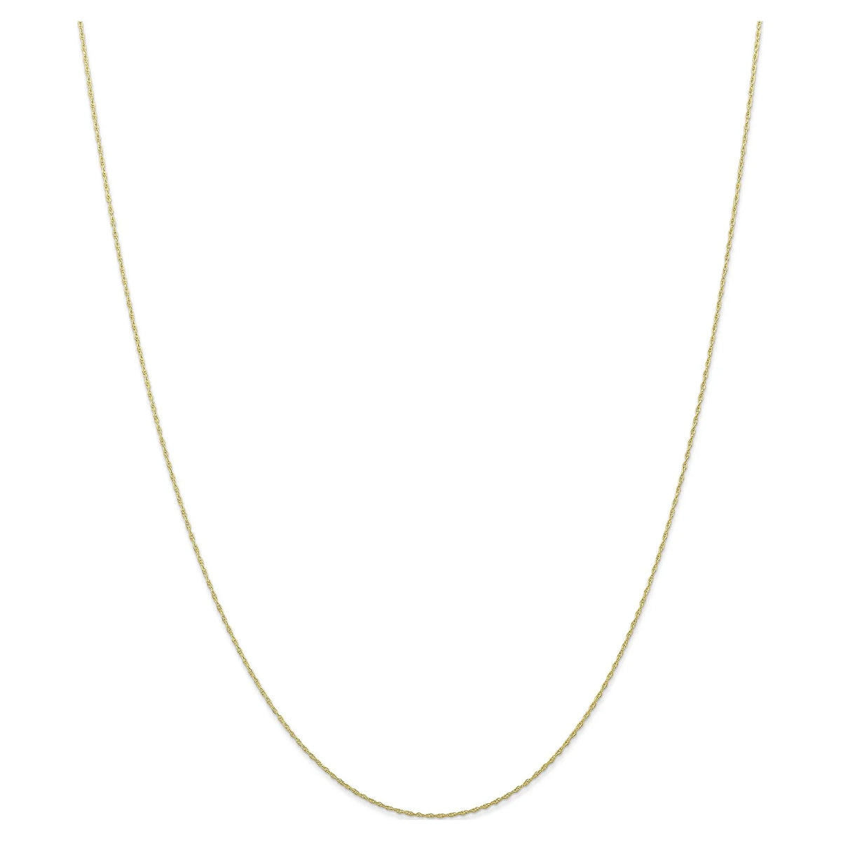 10 Chain Yellow Carded Primal Karat Gold Cable Gold Rope .5mm