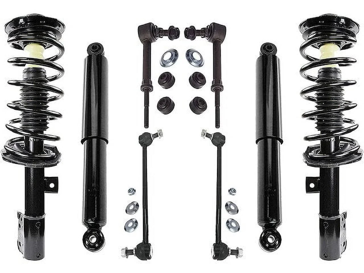 Spring Compatible Strut Link Suspension and Sport 2009 2011 8 Rear Shock - Bar Chevy 2012 2008 and Inch (Models Kit - Only) - with 2010 Coil 2017 Wheels Front Sway without Equinox and 19 Piece