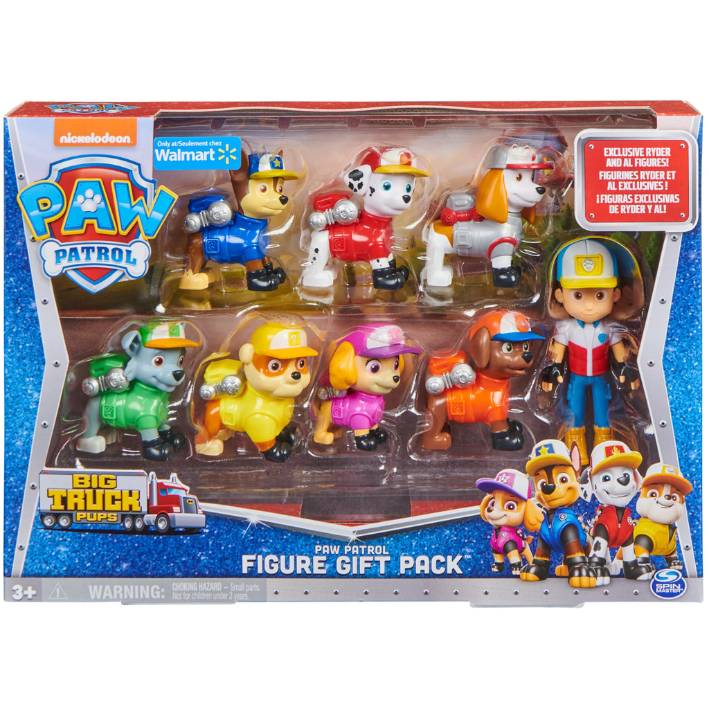 Patrol, Big Truck Pack 8 PAW Gift Figure Piece Pups