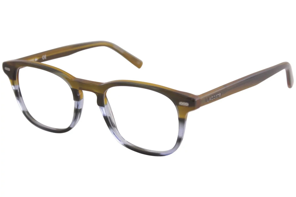 L2832 L/2832 Optical Lacoste 50mm 215 Men's Frame Eyeglasses Striped Brown/Blue