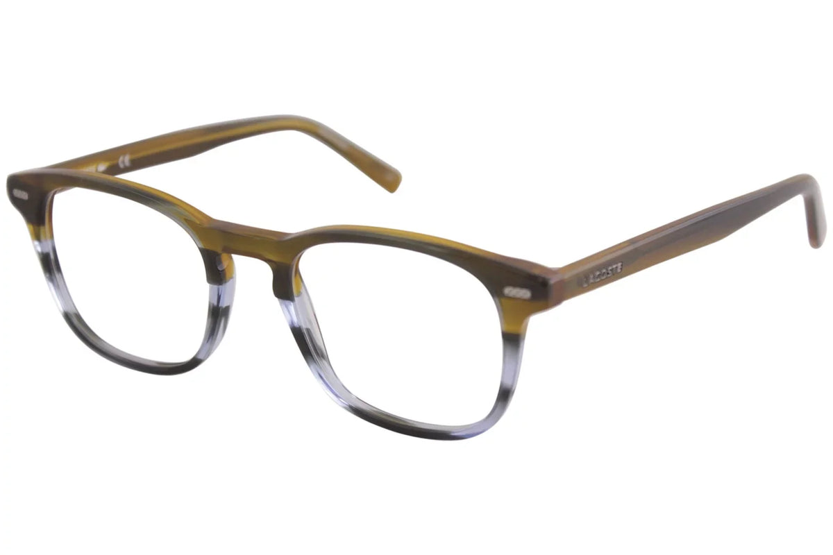 L2832 L/2832 Optical Lacoste 50mm 215 Men's Frame Eyeglasses Striped Brown/Blue