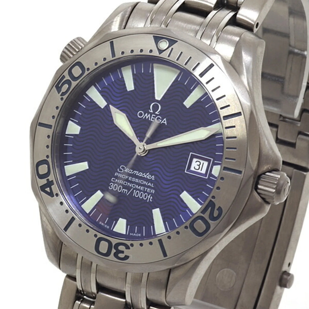 Watch Dial Men's OMEGA Seamaster Pro Blue Pre-Owned (Good) Winding Divers Finished 2231.80 300 Automatic