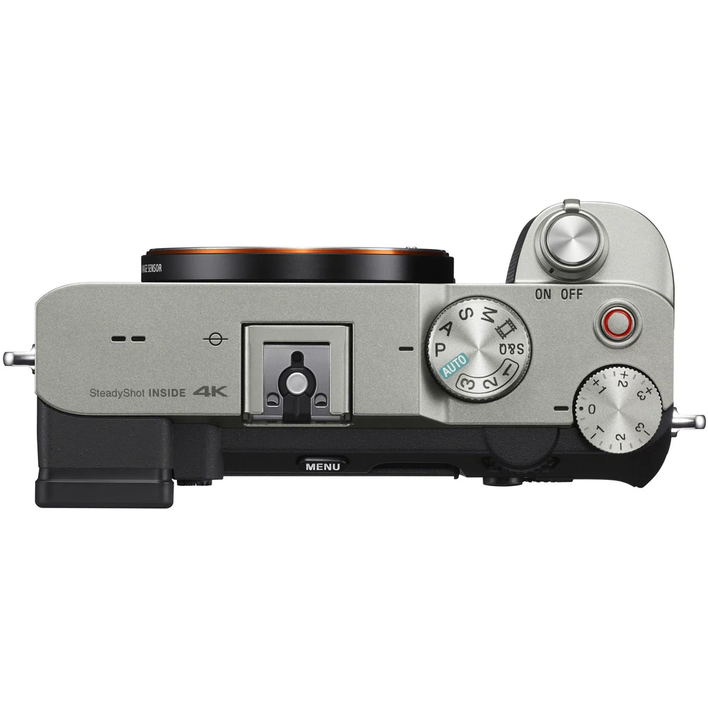 Silver Mirrorless 24-105mm Body Case OSS Lens Zoom Frame FE with Accessories Gear Bundle with a7C , Full Backpack Sony and Deco SEL24105G G Software Sony Camera Photography F4 ILCE7C/S