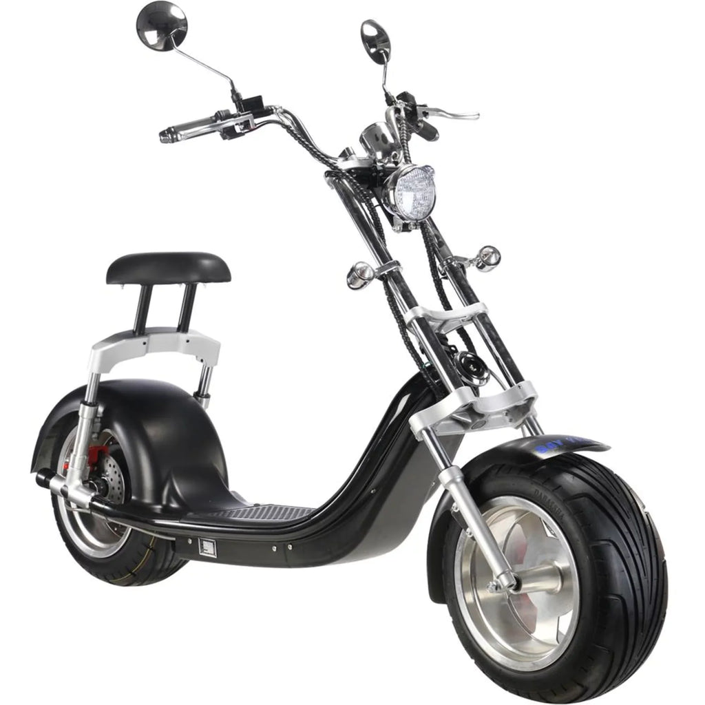 Black Lithium Scooter, MotoTec 2500w 60v Electric Knockout
