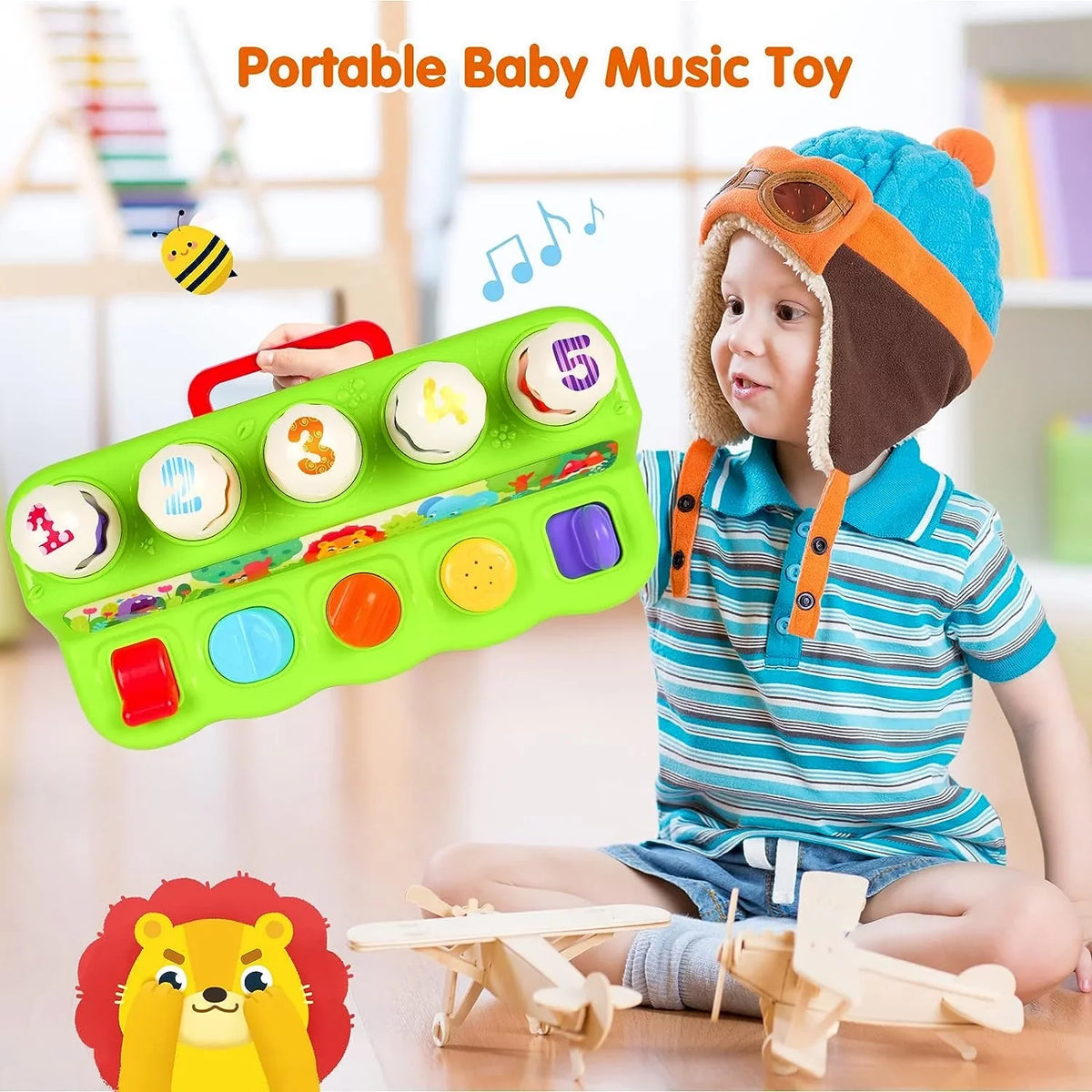 1-3, 1 Developmental Educational Year Toys Early 1 Learning Toddlers Toy Sensory Old 3 for for Old, Montessori Boys 2 Year Girls Toys