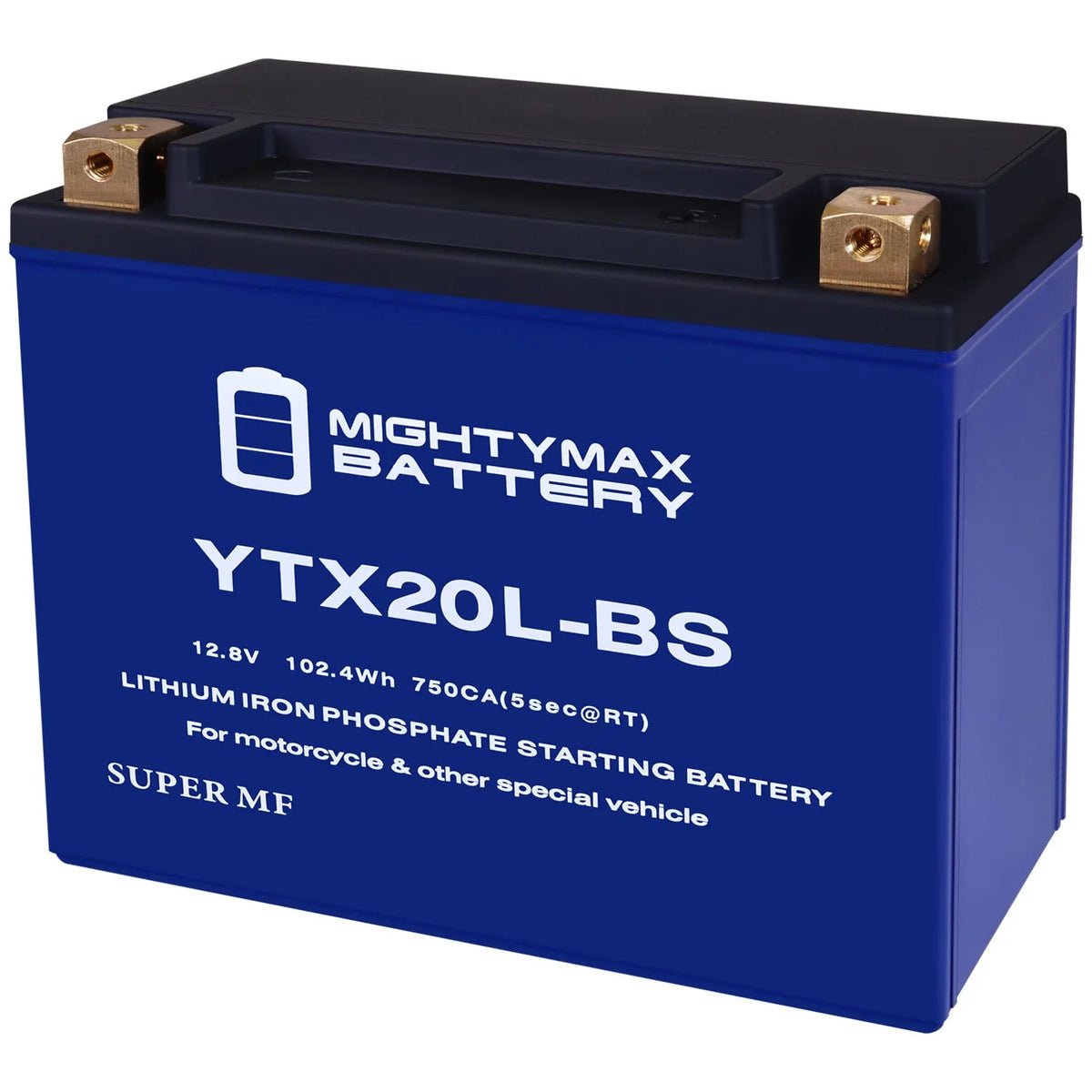 Ski 1500 compatible Replacement YTX20L-BS Lithium with Jet SXR 17-20 Battery Kawasaki