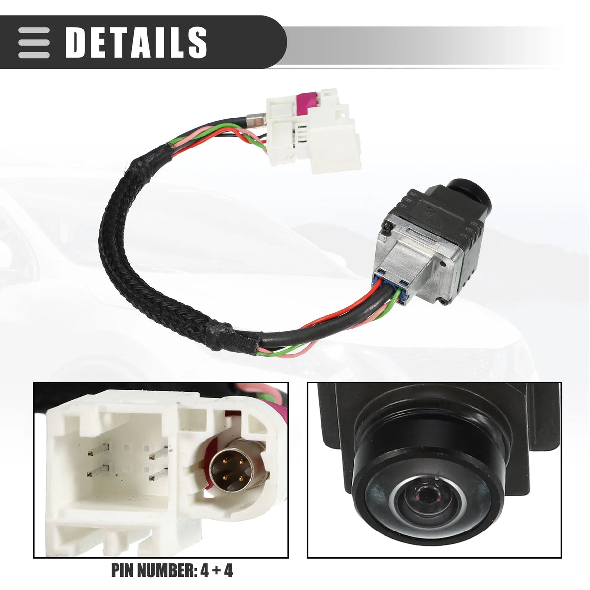 View Metal Backup for Gray Plastic Rear 16-17 Mercedes-Benz Camera GLE300d No.1669051003 Black