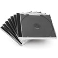 Pack Smartbuy Disc Black Single mm Removable with Storage Standard Case DVD CD 10.4 Jewel Tray Clear 50 Assembled