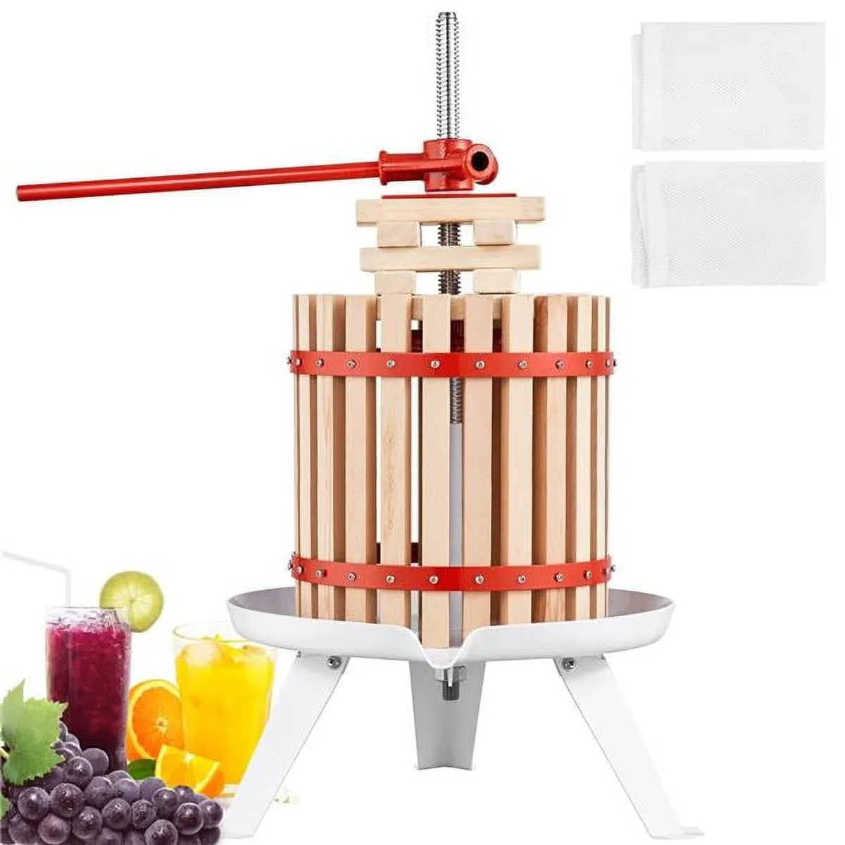 Fruit LSGJYZJMM18L8K9OTV0 Wine gal Vevor 4.75 Press