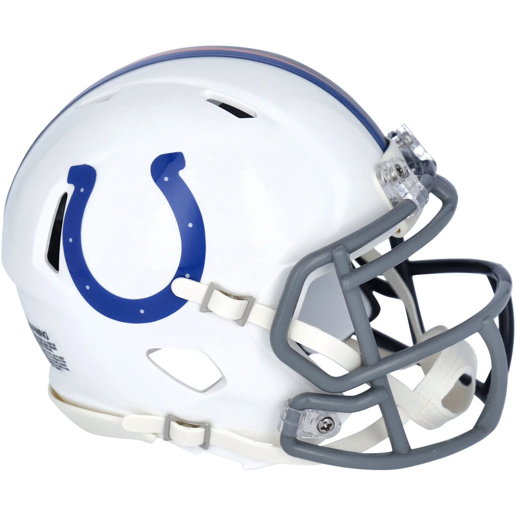 '- Colts Mini Denver Riddell Certified Broncos Indianapolis Half Half - Manning & Denver on Fanatics Speed Authentic Autographed & Peyton Helmet Signature Side