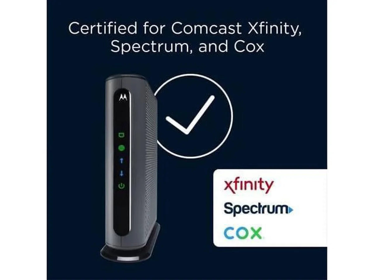 Modem, 3.0, and Cable MB7220, Time 8x4 BrightHouse, 343 Wireless) Comcast XFINITY, (No Certified Cable, More Model by DOCSIS Cox, Warner Mbps