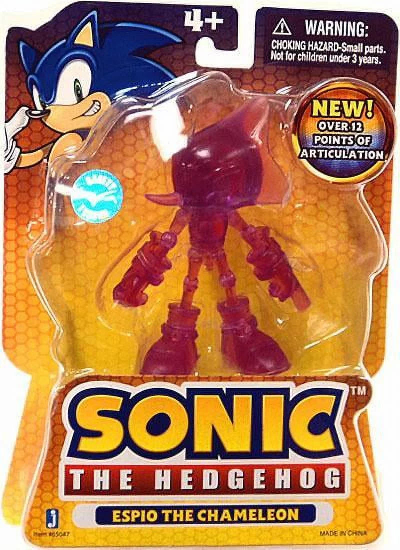 Sonic Figure Hedgehog Action Chameleon 3.5" The [Translucent] Espio The