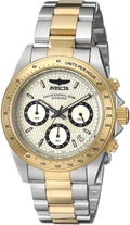Dial Steel Quartz Tone Two 200m Gold 14930 Stainless Speedway Watch Men Invicta