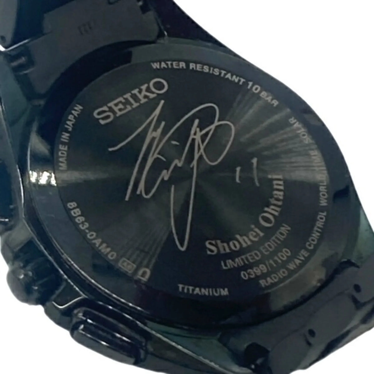 SEIKO Men's SAGA2571100 Model Limited 8B63-0AM0 Brights Watch Shohei Pre-Owned Otani (Good) Titanium