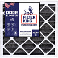 A/C Filter .75" Furnace IN | King 13.5 Actual 4-PACK x Pleated HVAC Carbon Filter Size: 8 Filters Air | x 14x25x1 | MADE MERV USA | 24.5