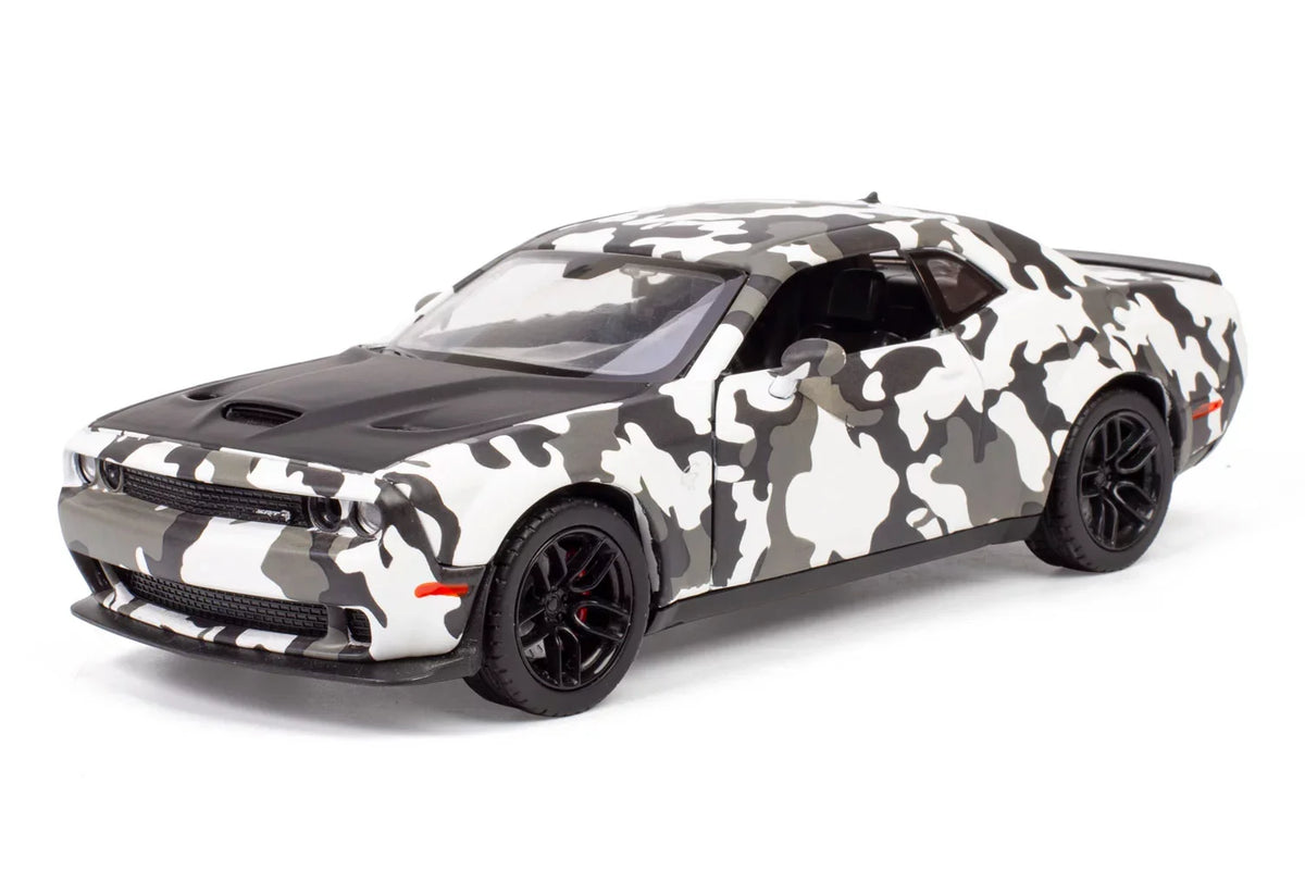 by Model Widebody All Diecast Hellcat Exclusive 2018 Camo Toys Star Challenger SRT 79350 1/24 Car Dodge Motormax Camouflage