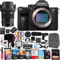 Camera Full-frame III Deco HSM Mirrorless DG Backpack Gear (ILCE7RM3/B) F1.4 Kit Lens Editing Microphone Sony ART E-mount 50mm Lens Body a7R Interchangeable Bundle 42.4MP with Suite and Sigma