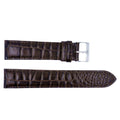 Watch Strap Grain Brown Leather Handmade Alligator Collection Euro 18mm