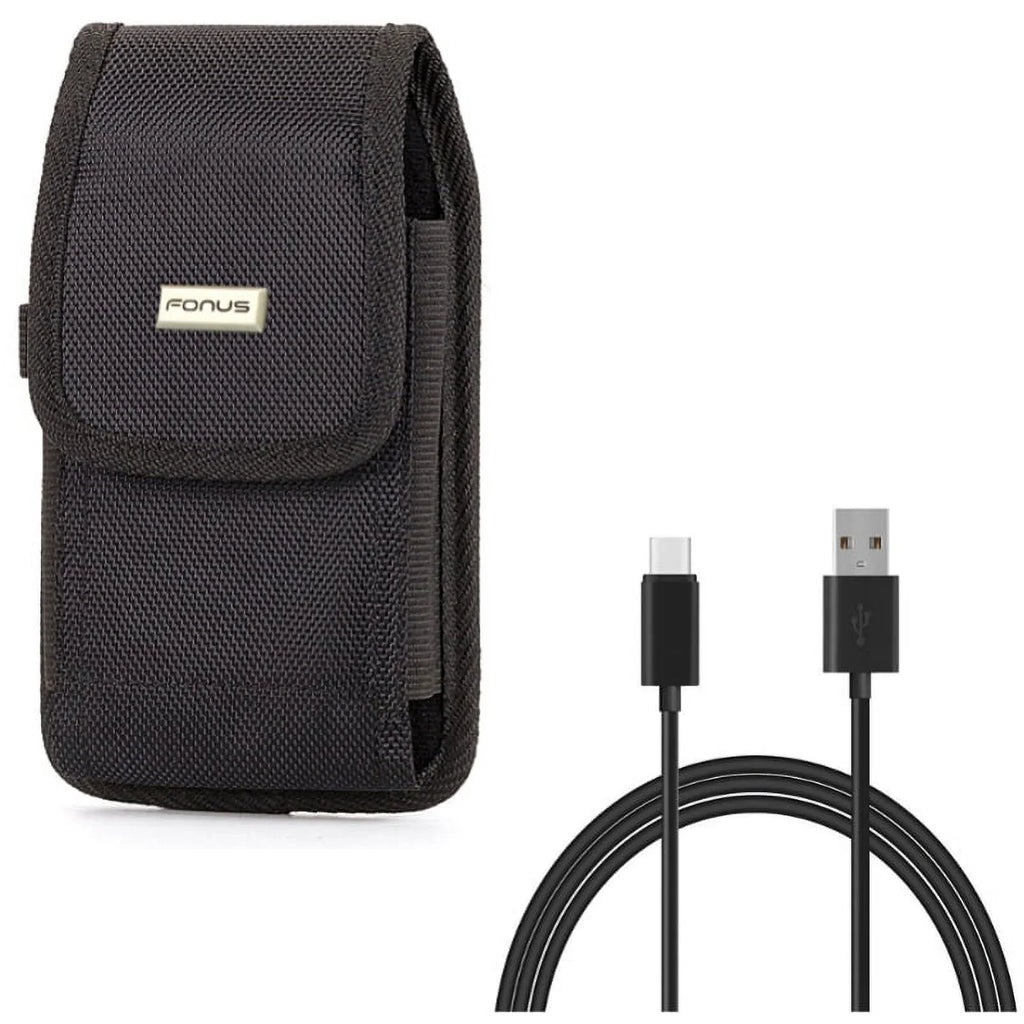 6ft Canvas XI Sync Legacy Pixel Black BLU Y8K - XL - Rugged USB Long Rapid Clip Type-C Google Holster Motion Vivo Coolpad Blackberry - Belt Metal G9, for w Cable 3a Case Wire XL Plus Charge
