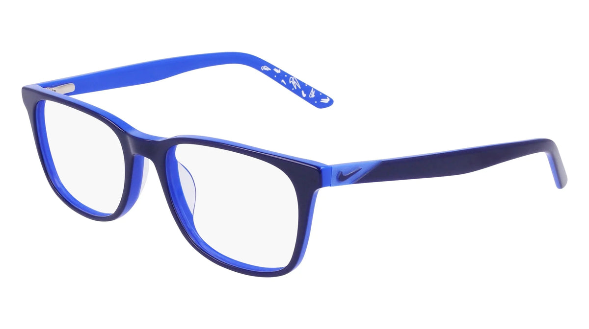 NIKE Blue Eyeglasses 404 Navy/Racer 5546 Midnight