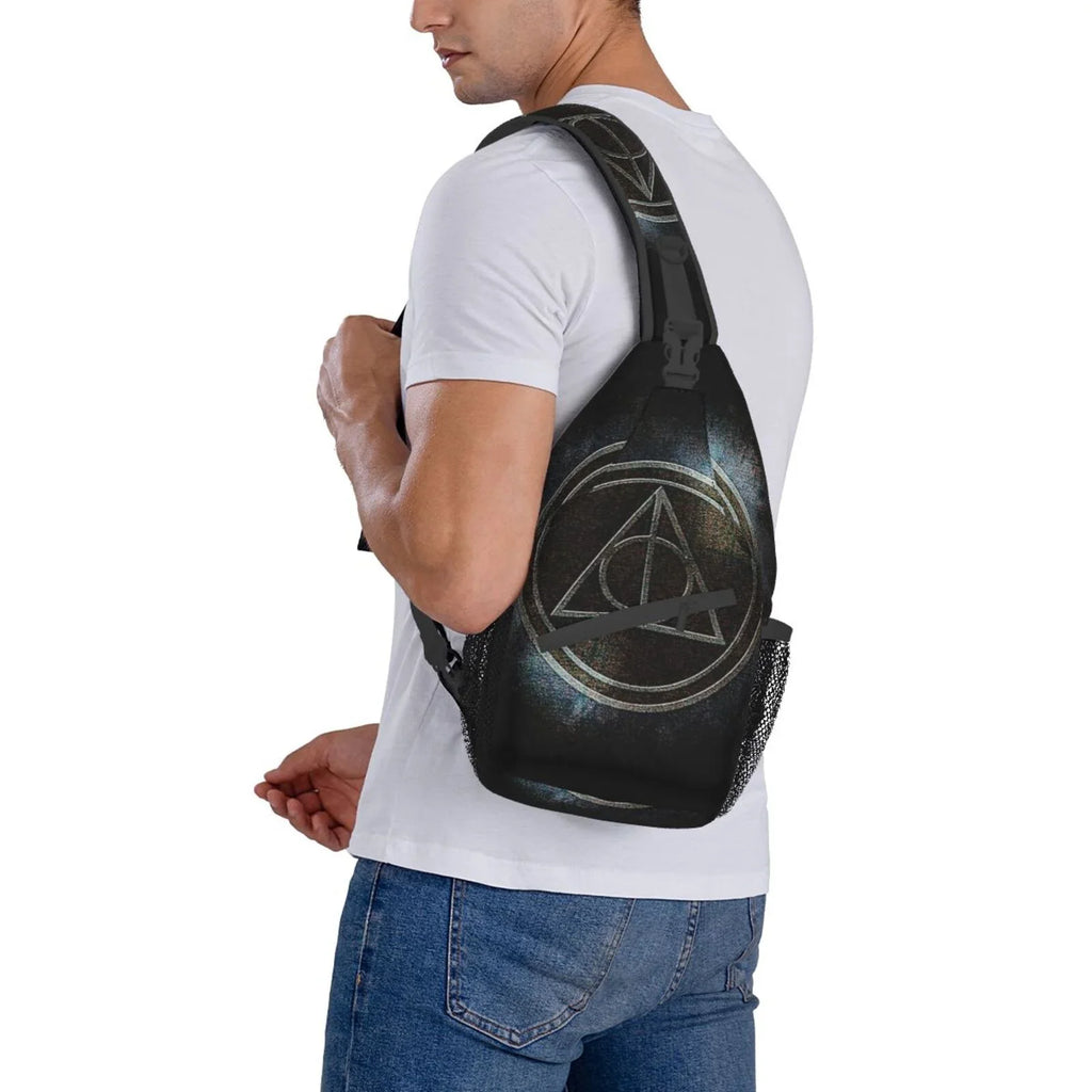 Bags Crossbody Travel Women For Chest Deathly Hallows Bag Potter Sling Harry Backpack Teen Men Diagonally Daypack Adults