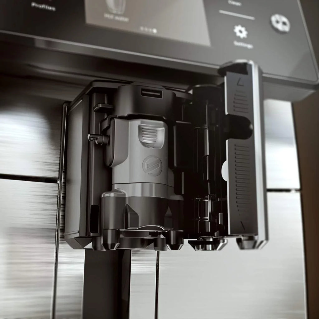 Titanium Automatic Metal Super Espresso SM7684/04 Front Saeco Xelsis Machine,