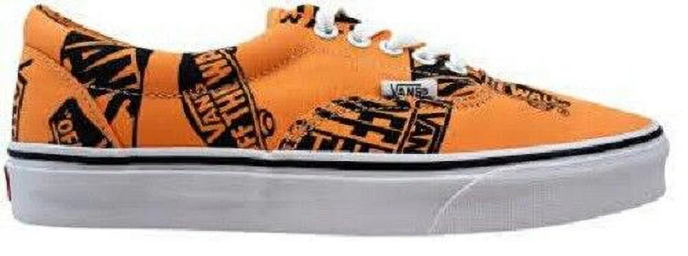 MEN LOW SIZE ERA SHOES SKATEBOARD NEW ORANGE/BLACK LOGO VANS 11.5 CLASSIC MIX