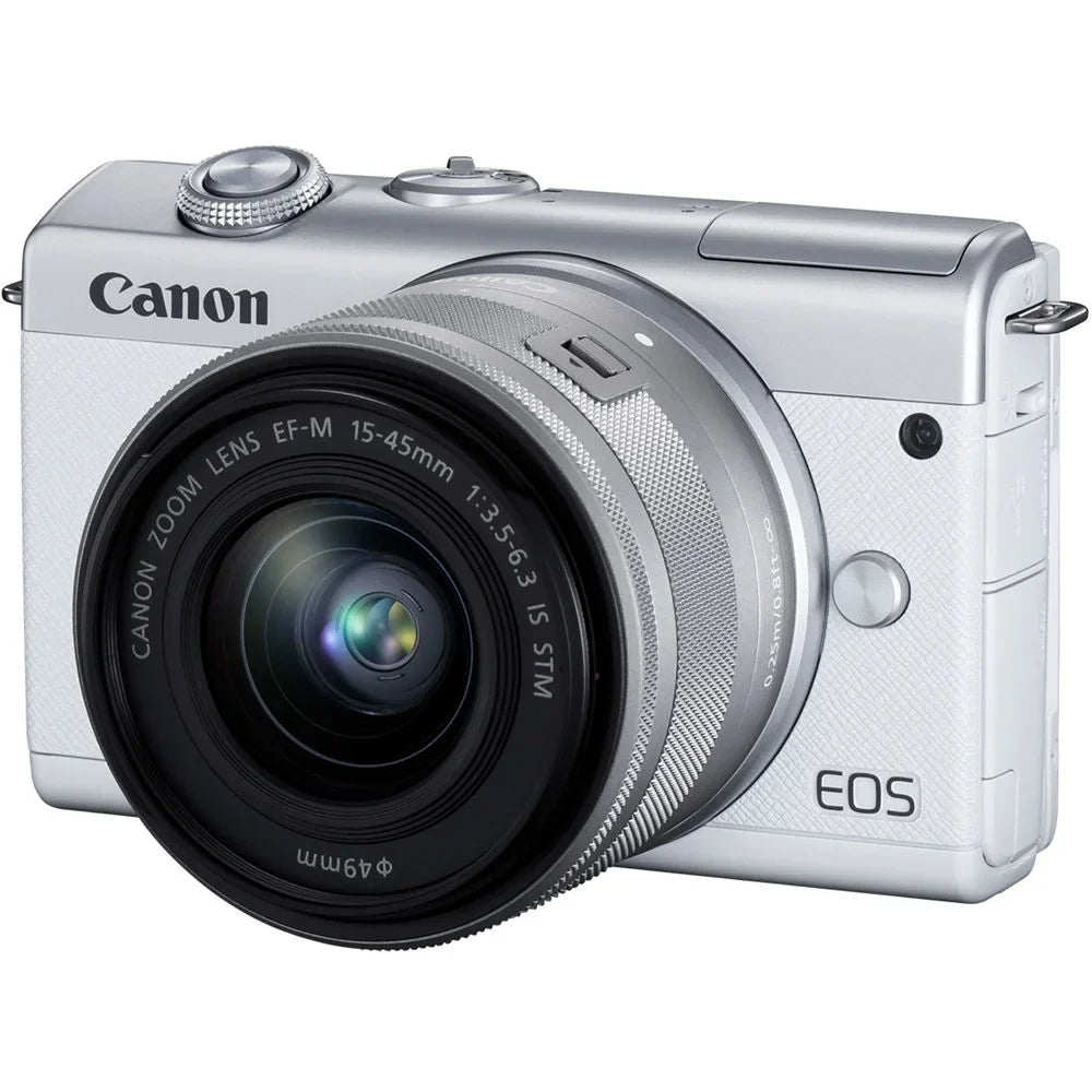 15-45mm Digital Camera Lens Mirrorless (White) M200 with - EOS 3700C009 Canon