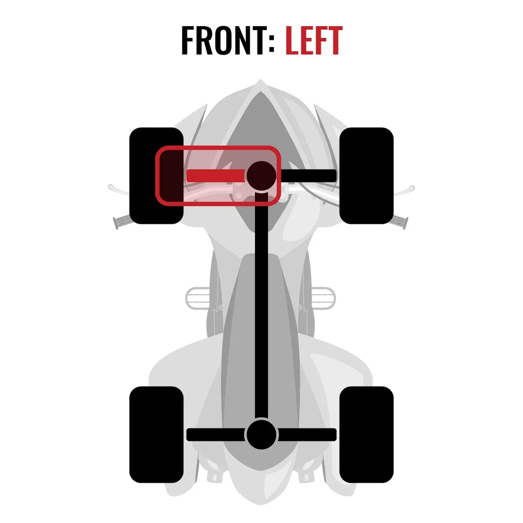 with - STD 2015 Can-Am Left DPS Commander XT Axle 800 XT Sixity compatible 4X4 Front