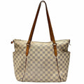 Bag Azur Louis Damier Vuitton (Fair) Tote Pre-Owned N41279 Ladies MM Totally Shoulder