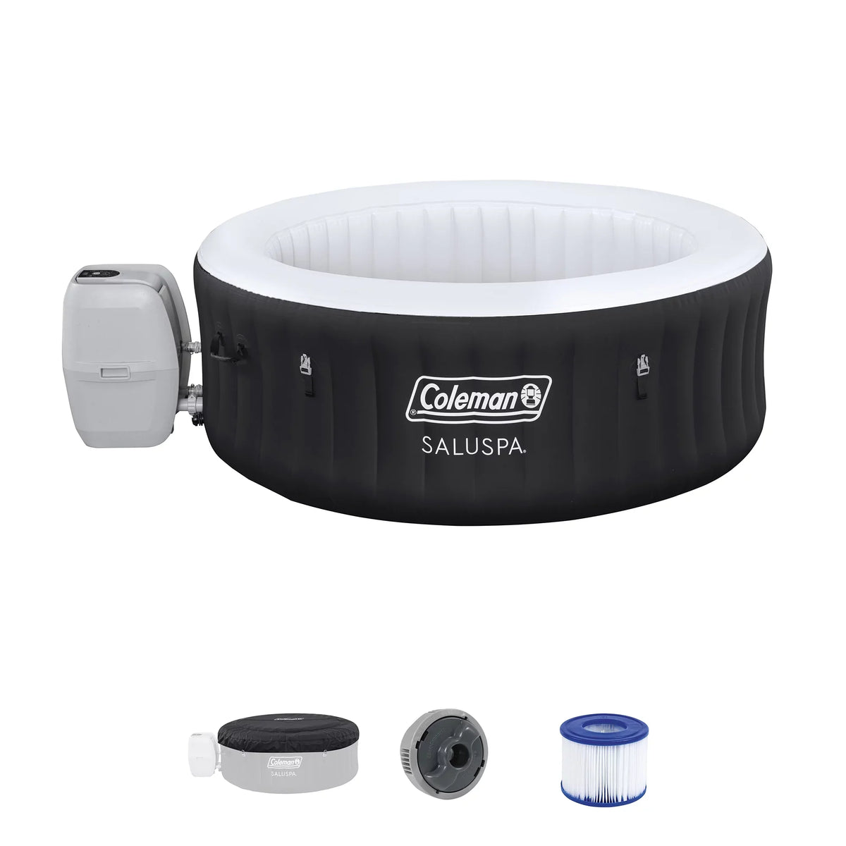 with Tub Spa Filter Hot Coleman Inflatable Person SaluSpa 12 Cartridges 4