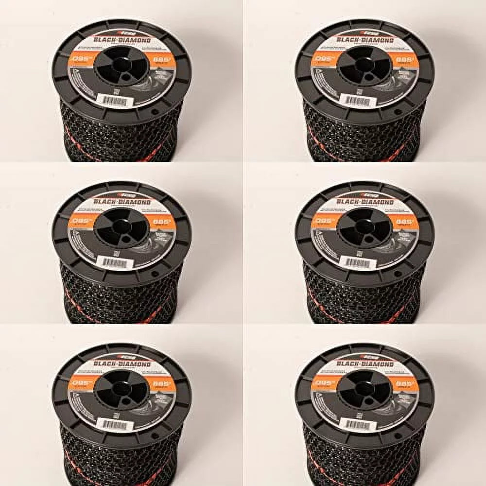 Genuine (dia.) Black Line 330095073-6PK Spool Diamond .095" Trimmer Echo 885ft