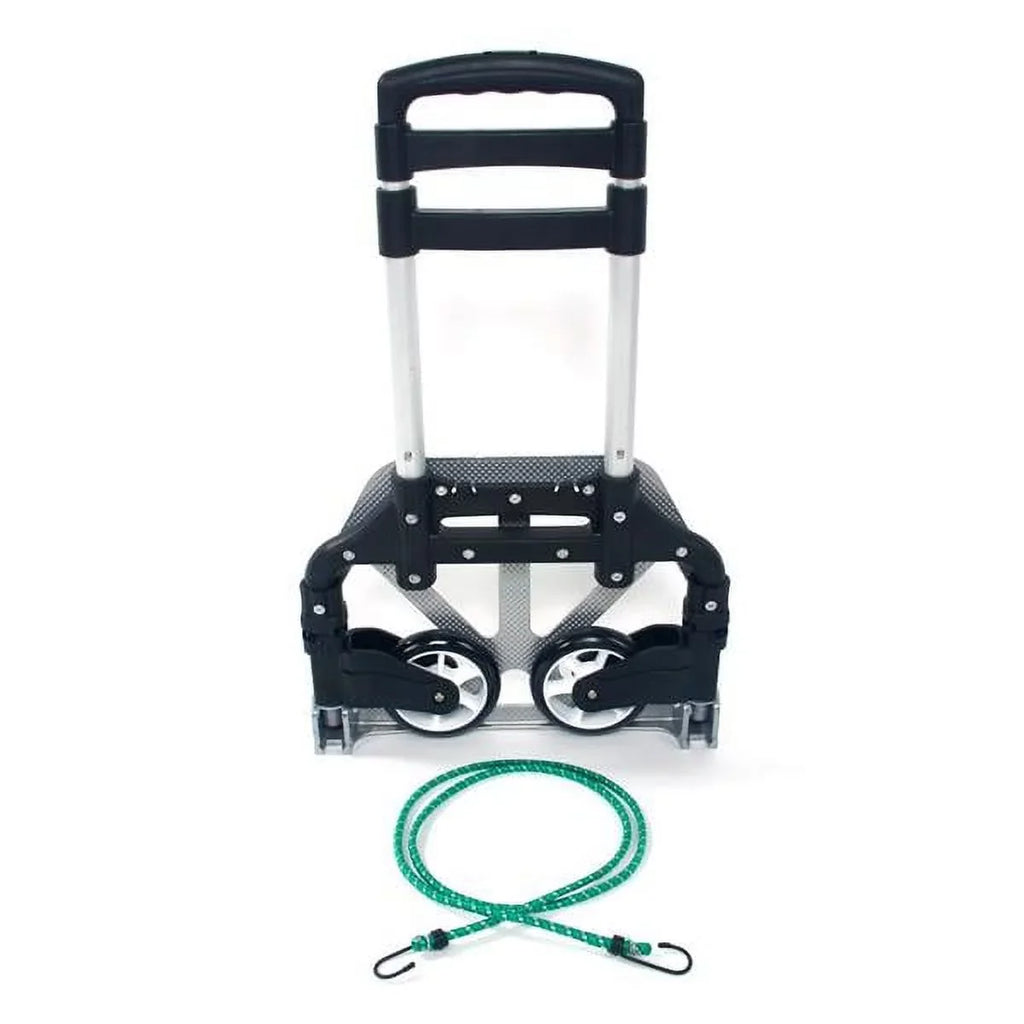 trolley black Black telescopic Aluminum Truck luggage Portable trolley Dolly Trolley Portable Folding Push Collapsible foldable Cart cart