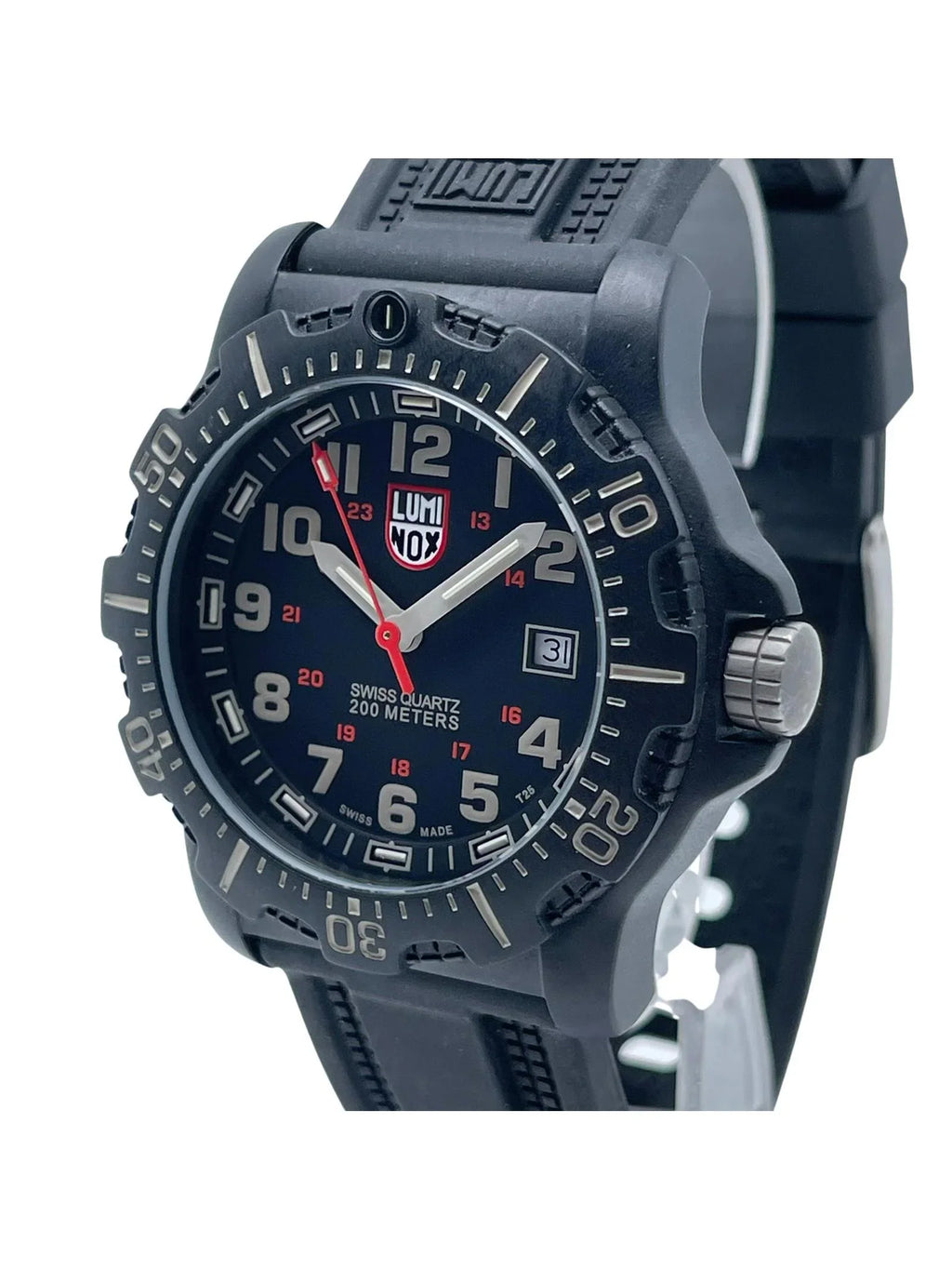 Watch OPS (Good) Navy Pre-owned Black 44mm Seal Quartz XL.8813.LM Luminox Mens