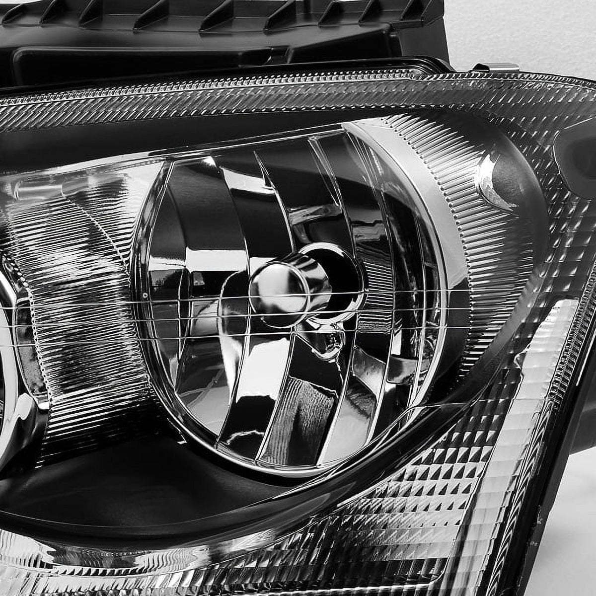 Pair Front Headlights Chrysler SUV Bezel Right Pacifica Left Replacement + - Black Lamps For AKKON Headlamp