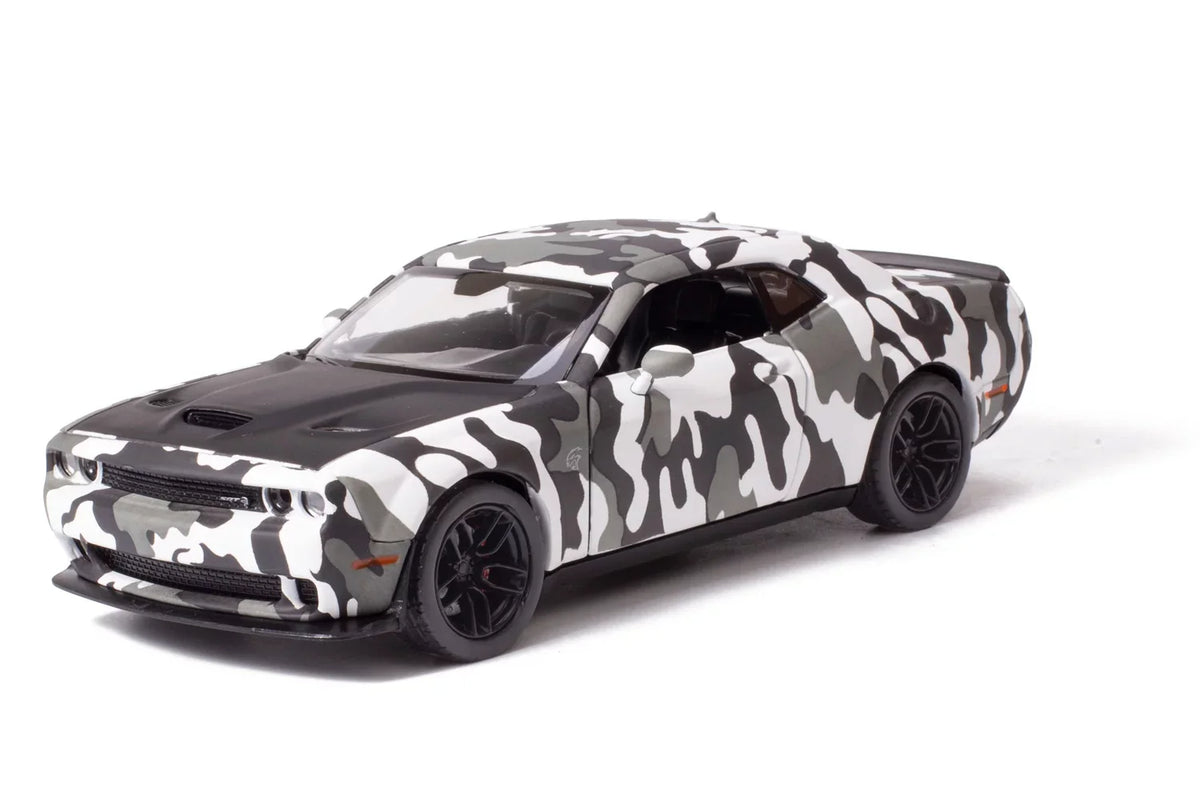 by Model Widebody All Diecast Hellcat Exclusive 2018 Camo Toys Star Challenger SRT 79350 1/24 Car Dodge Motormax Camouflage