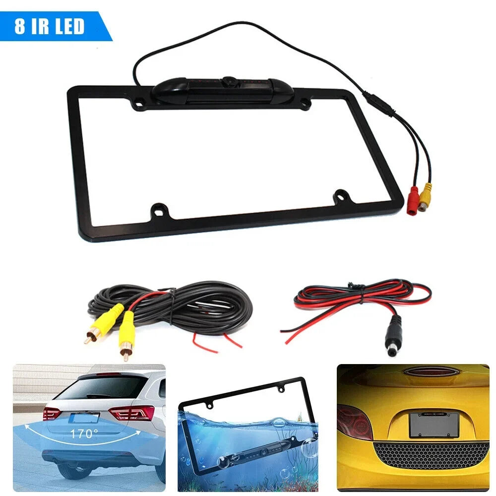 Frame Plate Parking Reverse Aid License Camera - Vision Night