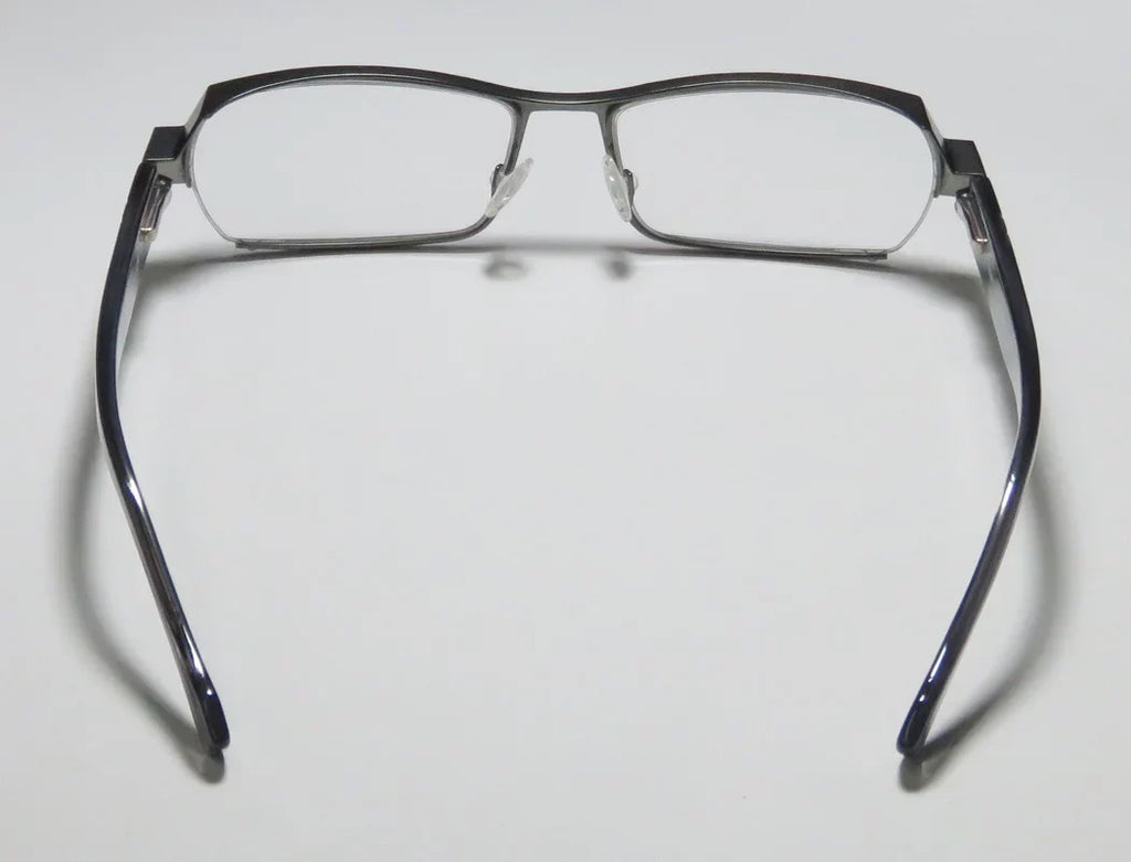 FLEXIBLE SAGE / TRANSPARENT LEGACY FRAME LARY'S 55-16-0 NEW MENS HINGES FULL-RIM ULTIMATE COMFORT LENSES HARRY DEMO EYEGLASSES/SPECTACLES SPECIAL GRAY DESIGNER