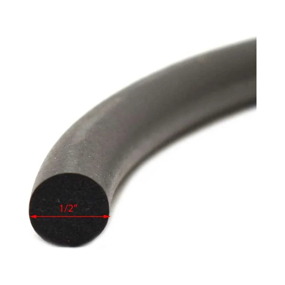 Hatch Seal 6FT x Gasket Black Boat 595-HTSEAL | 1/2 Jim Inch