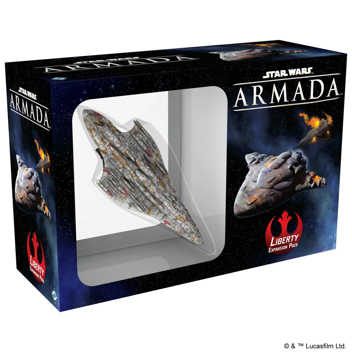 Armada: and for Up, 14 Star Expansion Miniature from Cruiser Wars Game Asmodee Ages Liberty Class