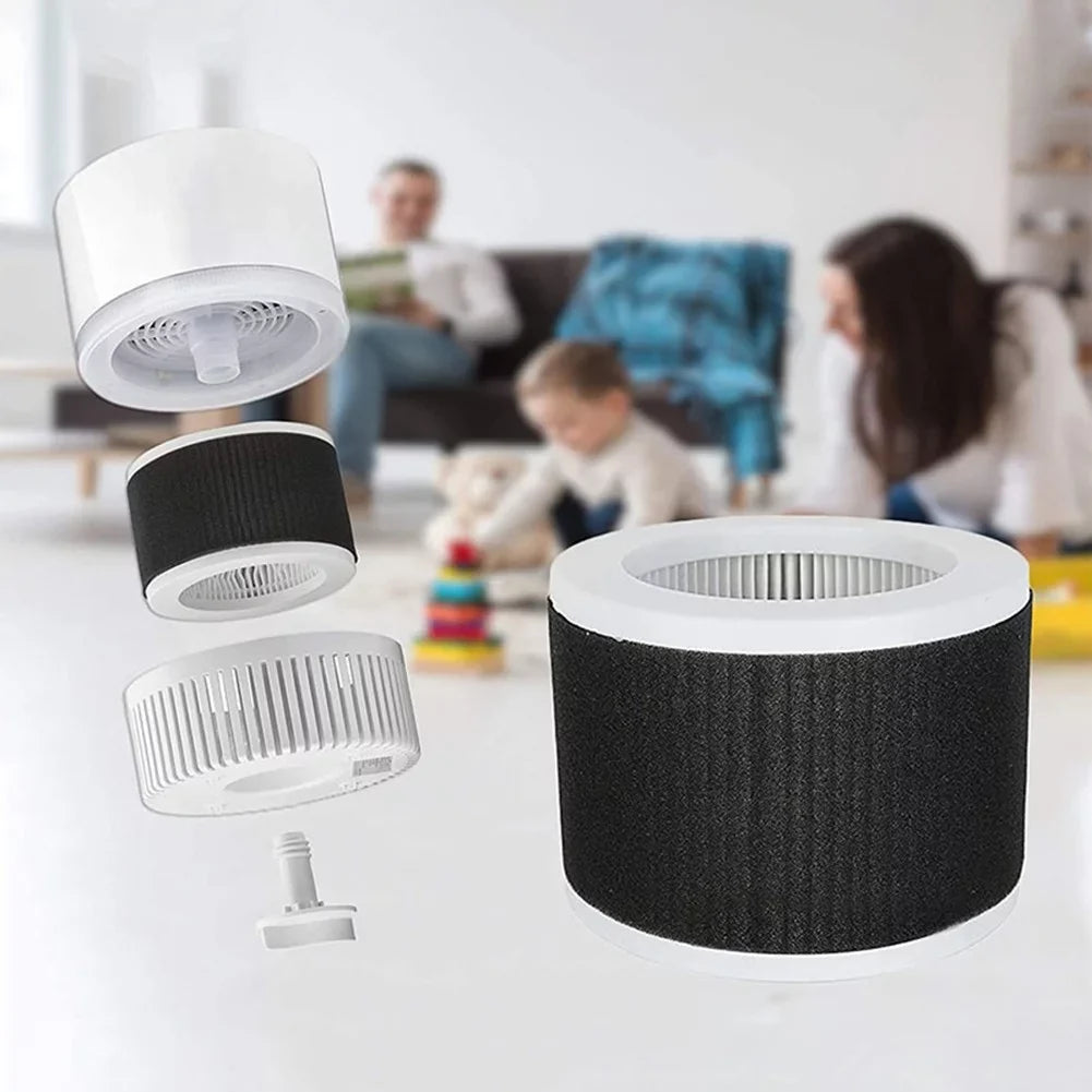True 3-In-1 Desktop Koios Replacement Air Mooka Filter Epi810 2Pcs Purifier